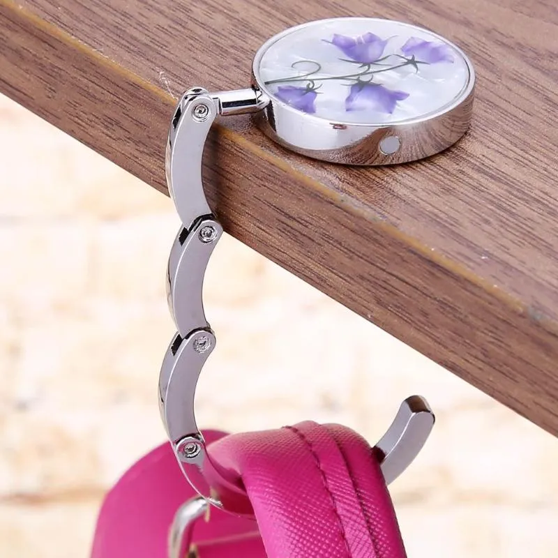 Flower Tree Handbag Hook Portable Folding Handbag Hanger Bag Desk Hanger  Multiple Bag Desk Foldable Purse Hook Holder From Galry, $34.73