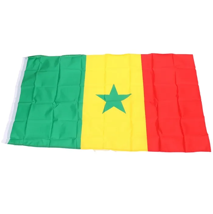 Bandeira De Senegal 3X5FT Qualquer Estilo Personalizado Decoração