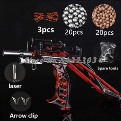 Powerful Slingshots Fish Hunting Arrow Hunting Sling Shot Fishing Slingshot  Reel Slingshot With Flashlight Paintball Accessories From Zhangtan584,  $27.69