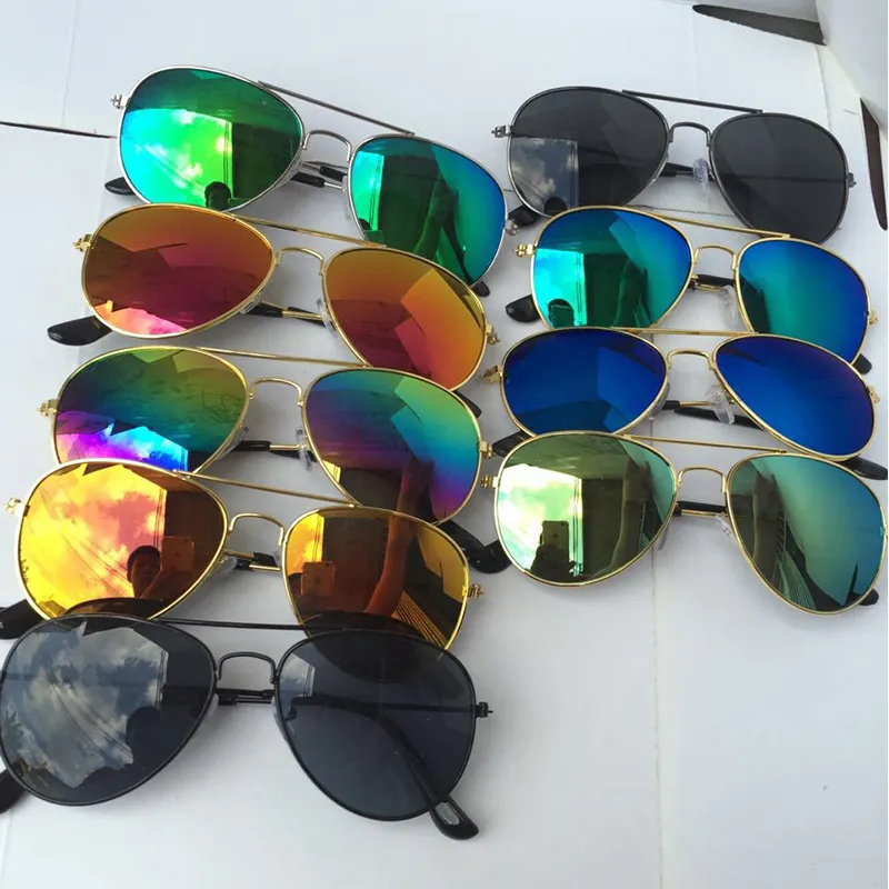 28 Stijlen 2021 Designer Kinderen Meisjes Jongens Zonnebril Kids Beach Supplies UV Beschermende Brillen Baby Mode Sunshades Glazen E1000