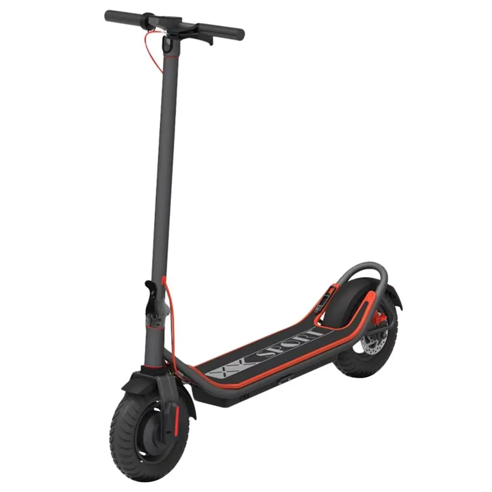 FREEGO EX-08S-10E Folding Electric Scooter 350W Motor 10ah LCD-skärm 10 tums däck - Svart