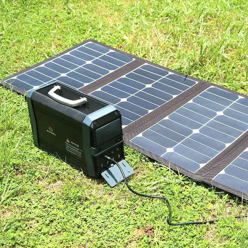 AC 110V/220V 93600mAh Portable Solar Generator Inverter UPS Pure Sine