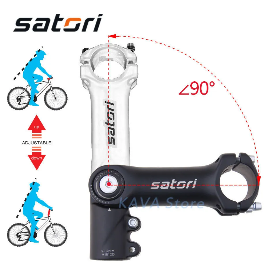 Adjustable height shop bike stem