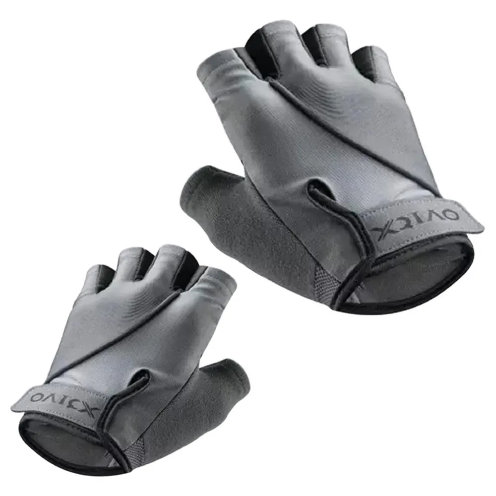 Xqiao Q850 Lightweight Lifting Fitness Gloves Aniti-Silp Halfpalm PU-material, effektiv anti-skid.