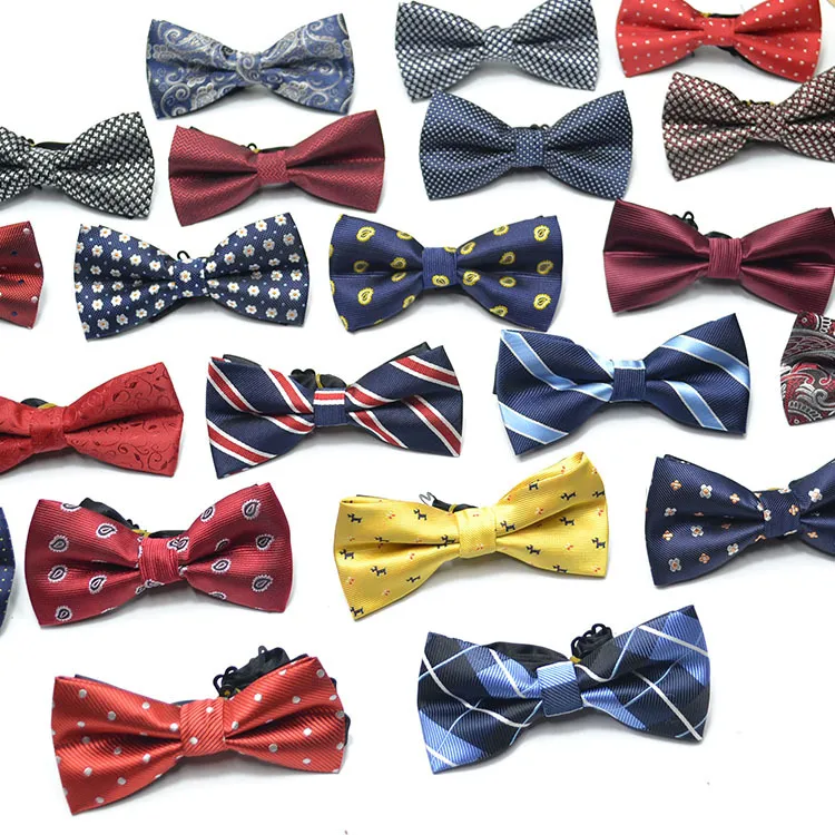 Büyük çocuklar Bow Kravatlar Ticaret resmi Bow Kravatlar Damat sağdıç Gentleman ilmek Tie Erkekler Parti Aksesuarları 60 renk C5776