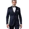 Erkek Takım Elbise Blazers Yeni Donanma Mavi Erkekler Damat Smokin Suits Örgün Durum Düğün Takım Elbise 3 Parça Ceket Pantolon Yelek Custom Made Suits