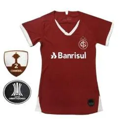 19 20 Brasil CLUB Sport Internacional Camisa De Futebol Feminino HOME  Vermelho Longe Branco 2019 2020 Sport Club Internacional RS Camiseta De  Futebol Para Meninas De $89,5