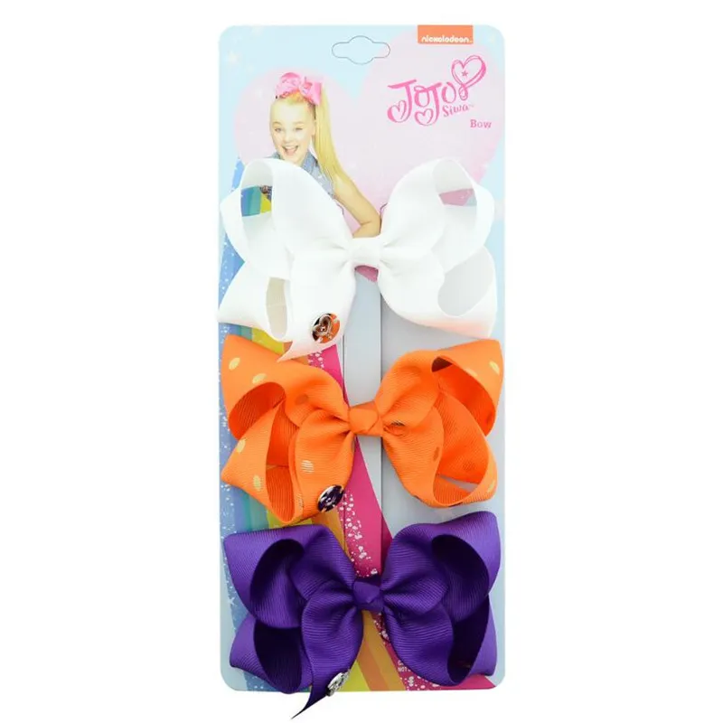 Cabelo de em crianças Cenário Últimas Estilo Swia Warped Flores 3 cores Um cartão do cabelo bowknot grampo do bebê mantilha poliéster Multicolor Bow