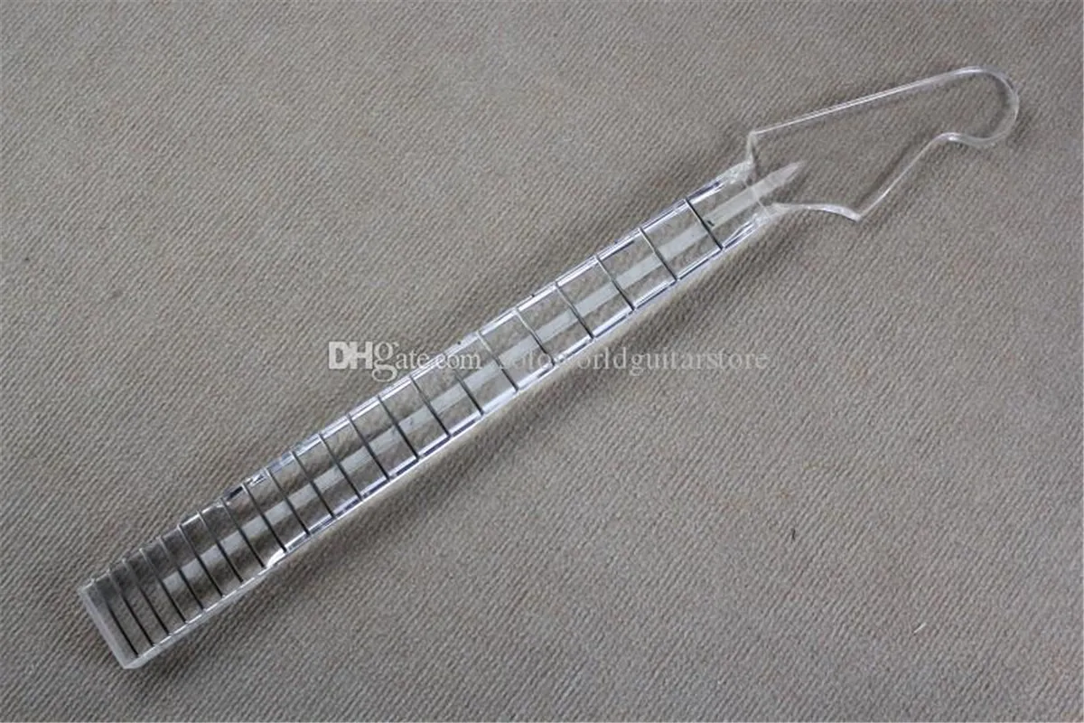 Factory Custom 6 Strings Acrylic Neck For Electric Guitar with 1 Truss Rod,Can be customized as request