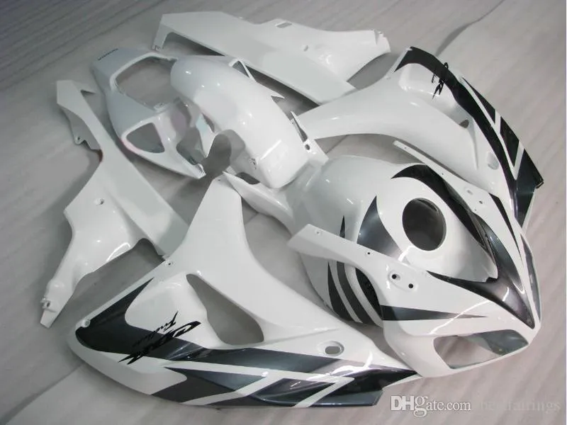 OEM Injection molding Fairings for Honda CBR1000RR 2006 2007 white black fairing kit CBR 1000 RR 06 07 WR46