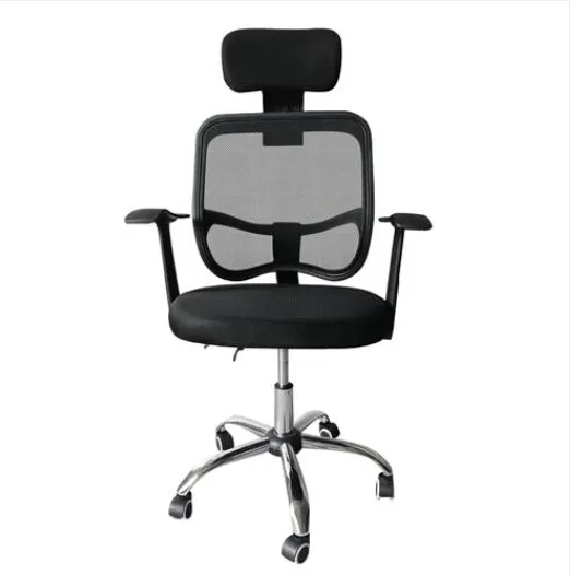 Hot Sales !!! Grossistnivå Gratis frakt Mesh Back Gas Lift Back Tilt Justerbar Office Swivel Chair + Neadrest + Armstöd