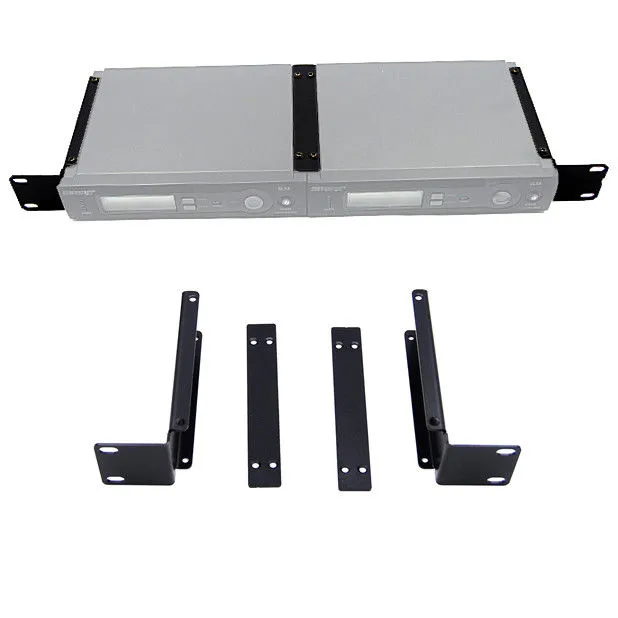 microfone Rack Mount Suporte para sistema de microfone sem fio, e BNC Antenna, Patch Panel 1U, Antenna Cable