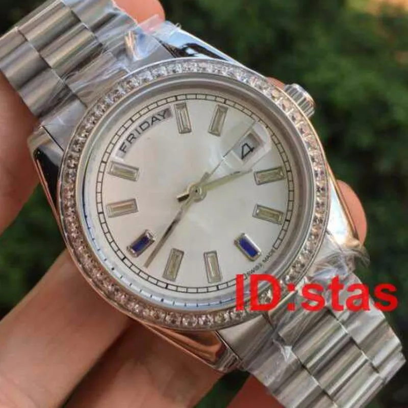Hot Koop Nieuwe Rvs Heren Diamanten Heren Luxe Genève Horloge Band 2183 Kwaliteit Mode Horloge Reloj Horloges Horloges