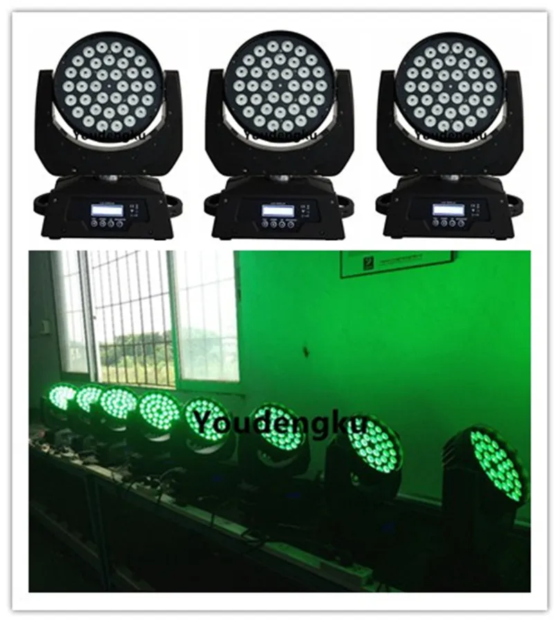 4PCS Kinesisk DMX 4-i-1 RGBW 36x10 LYRE LED Moving Head Wash Light 36x10W LED Moving Head Wash