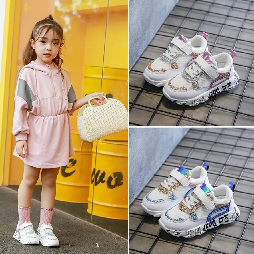 2019 Otoño Nuevos Zapatos Deportivos Para Niñas Versión Coreana Del Niño Grande Zapatos De De Fondo Suave Zapatos Casuales Para Niños De 24,28 € |
