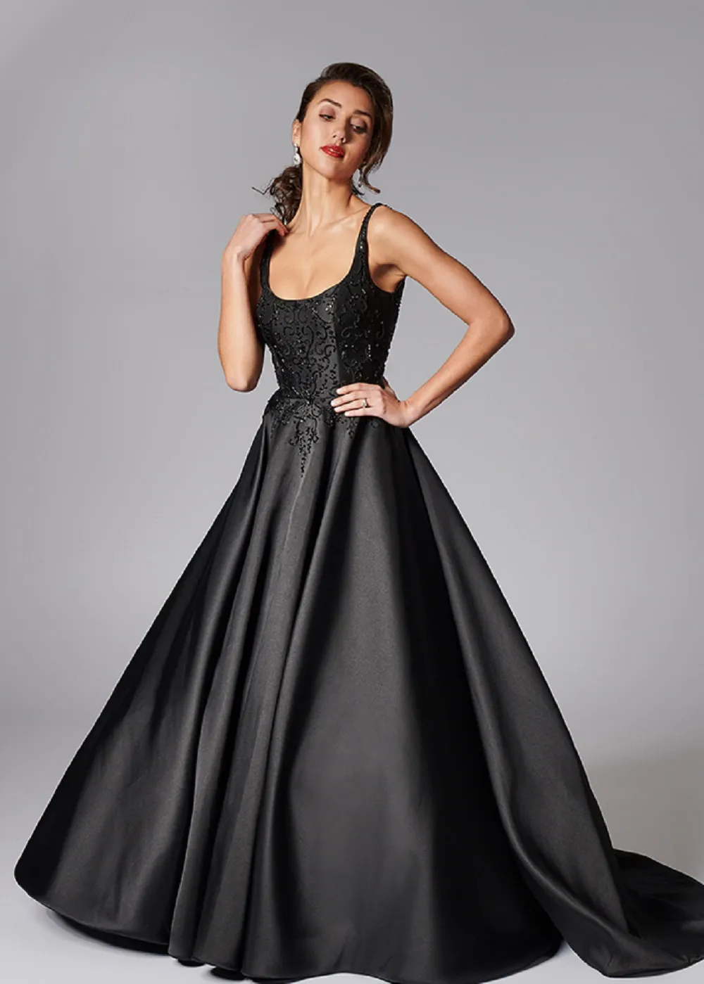 Modest Satin Ball Gown Dress, Spaghetti Strap... From Kuaileju, $99.19 |  DHgate.Com