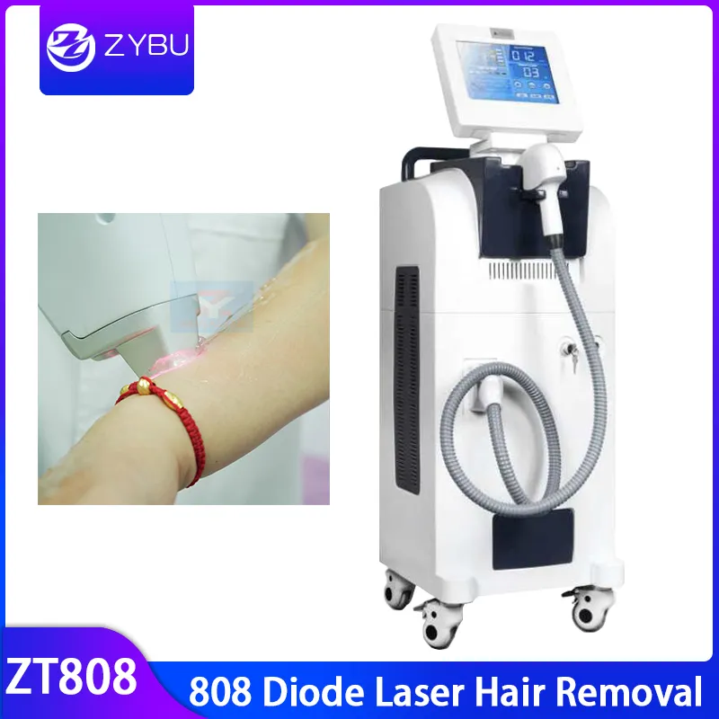 Profissional indolor permanente Pro diodo laser 808nm Diodo sistema de refrigeração a laser, 808 diodo Laser máquina de remoção de cabelo com CE