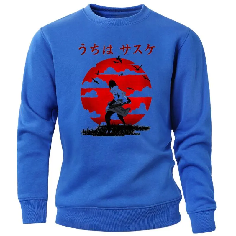 Uchiha Sasuke Anime Sweatshirt Mens Harajuku Style Hoodie, Cool