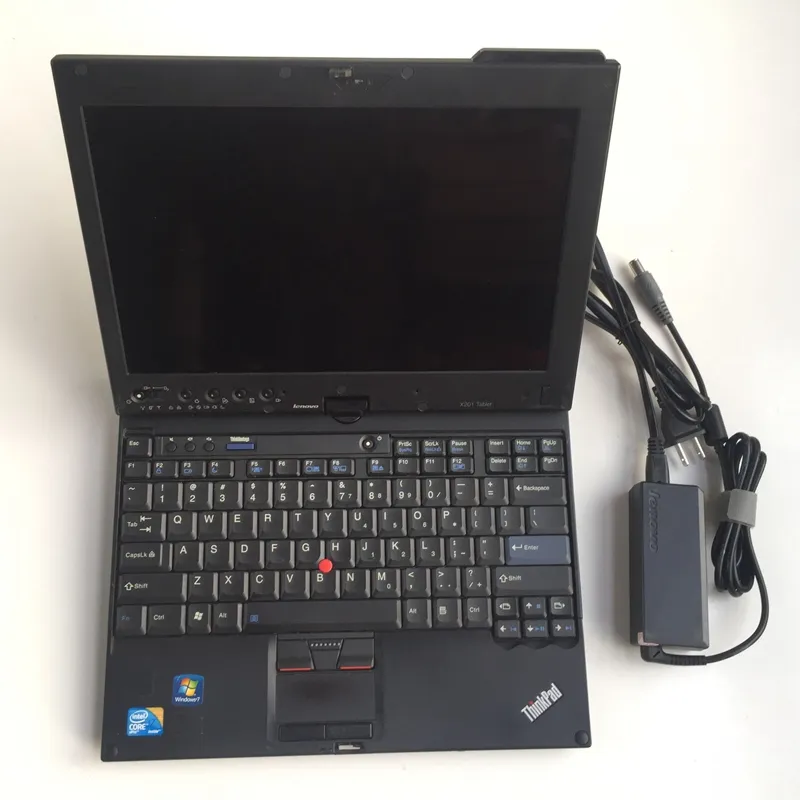 أداة السيارات MB Star C4 C5 لـ BMW ICOM A2 NEXT 2IN1 HDD / SSD 1TB والكمبيوتر المحمول التشخيصي ThinkPad X200T Touch Scrren PC