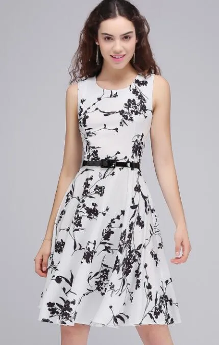 Casual one piece dresses knee length top