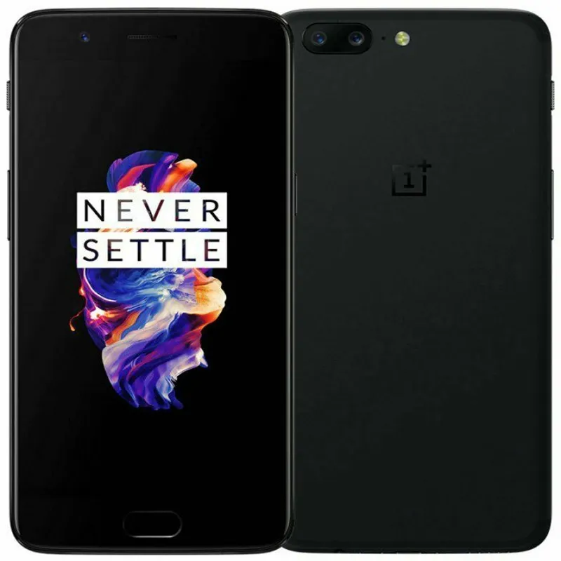 Original Oneplus 5 4G LTE Cell Phone 6GB RAM 64GB ROM Snapdragon 835 Octa Core Android 5.5 inch 20MP NFC Fingerprint ID Smart Mobile Phone