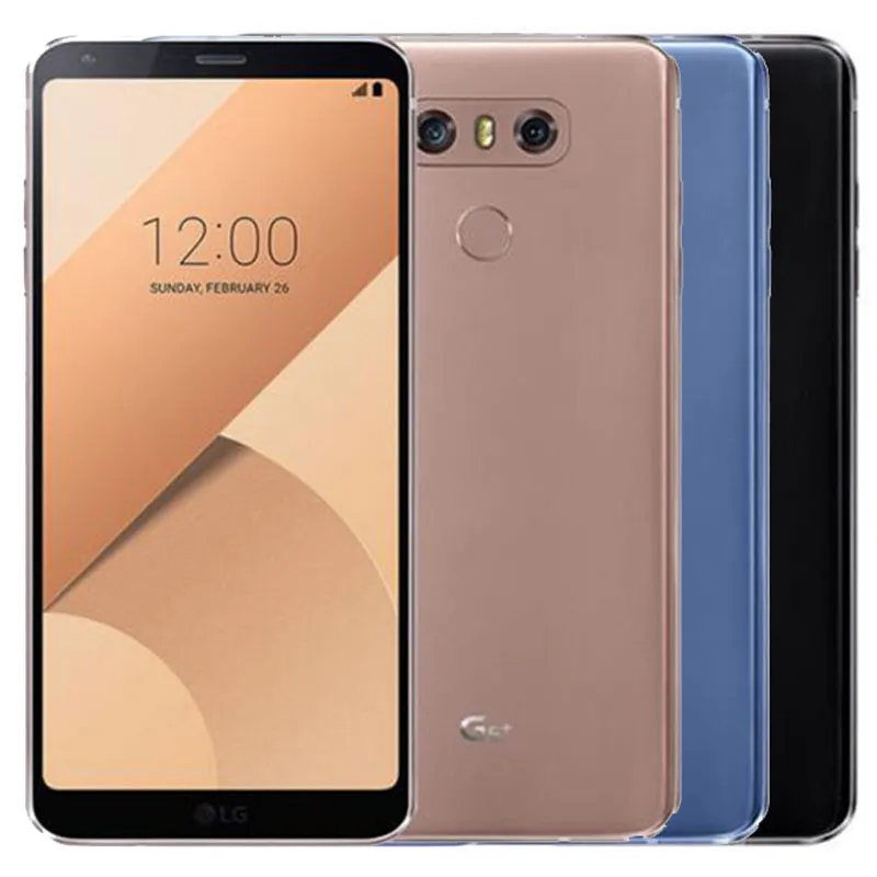 تم تجديده الأصل LG G6 زائد G6 + H870DSU المزدوج SIM 4G LTE 5.7 بوصة رباعية الهاتف الأساسية 4GB RAM 128GB ROM مفتوح الروبوت الذكية DHL 1PCS