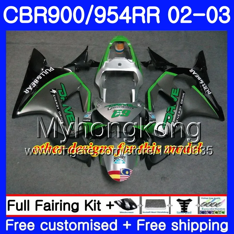 Complete Fairings Kit Blue w/Rothmans Graphics for HONDA