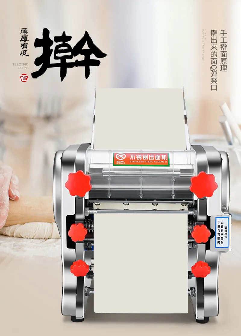 Venda imperdível máquina de corte de macarrão elétrico de alta qualidade, máquina de macarrão para uso comercial e doméstico