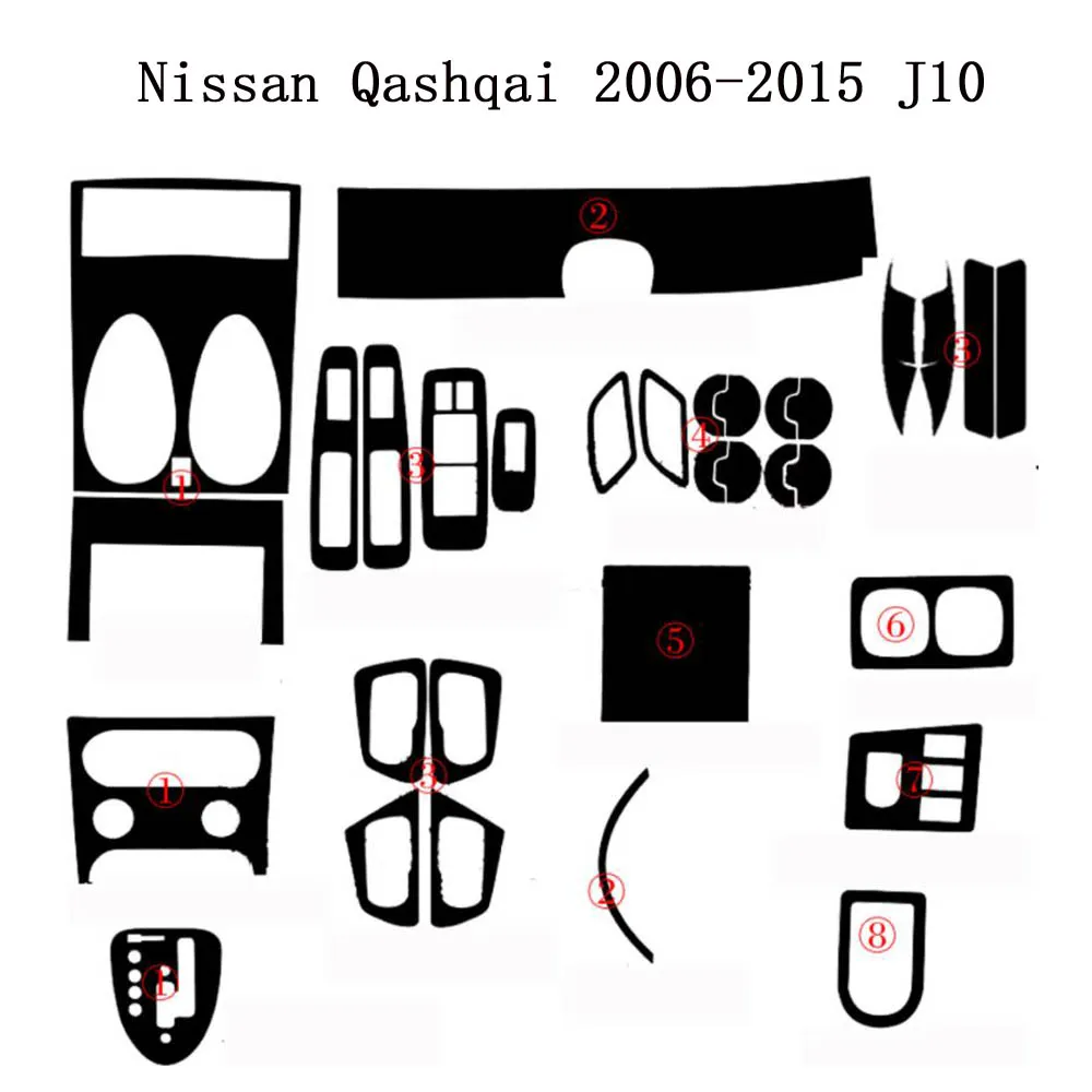 4 Soglie Paraspigoli In Acciaio Per Nissan Qashqai (2017-2024): Protezione Anti Graffio