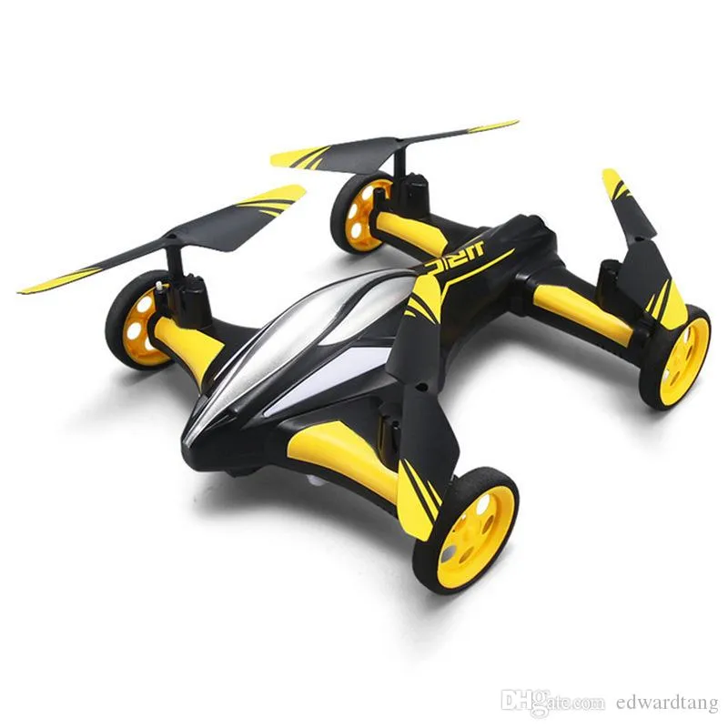 JJRC H23 Fjärrkontroll 200W-kamera WiFi FPV Drone Toy, Land Air 2 i en UAV, LED-ljus, julkid födelsedagspresent, 4-3