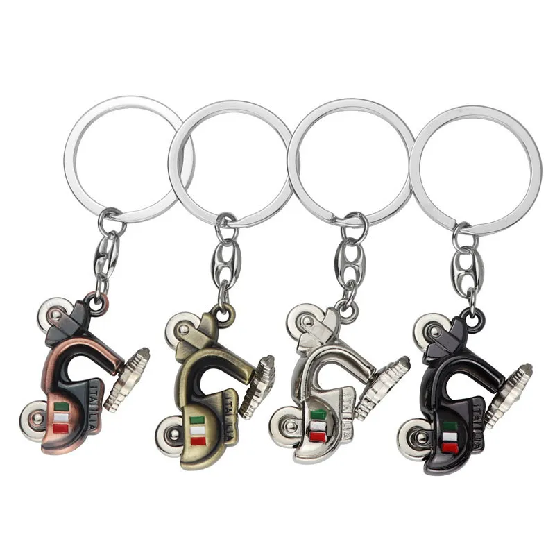 3D Keychains 여성 전기 자전거 키 링 패션 남자 매력 금속 키 반지 쥬얼리 패션 자동차 키 체인 여자에 대 한 싸구려 프로 모션 선물