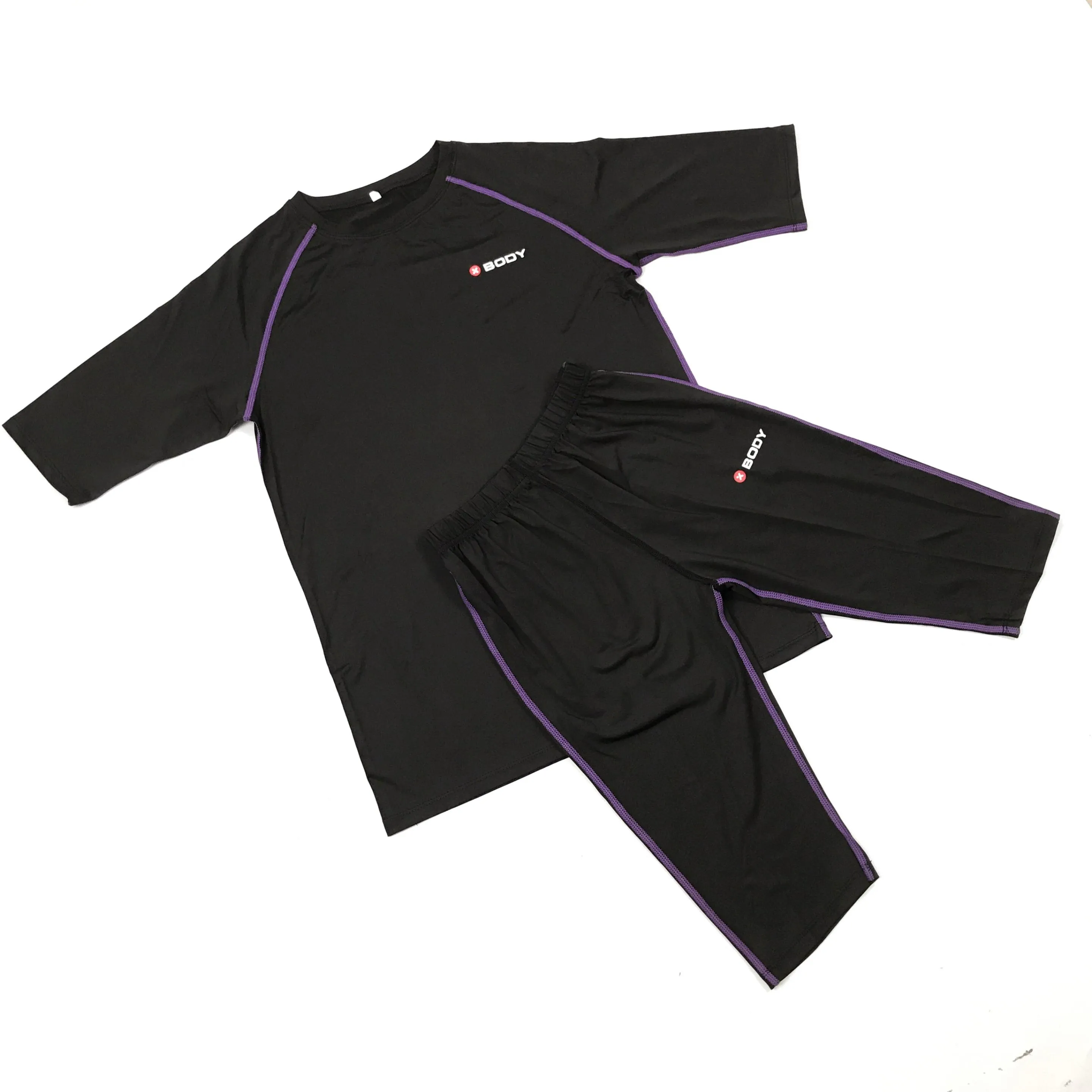 wholesale xbody ems body suit for fitness ems training machine used for gym fitness sports yoga club with 47% lyocell+44% polyamide+9% lycra