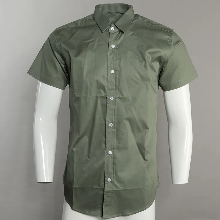 Camisas clásicas de cocodrilo para hombre, camisa masculina, camisas de vestir de manga corta para hombre, camisas de algodón para hombre, diseñador de marca francesa 234R