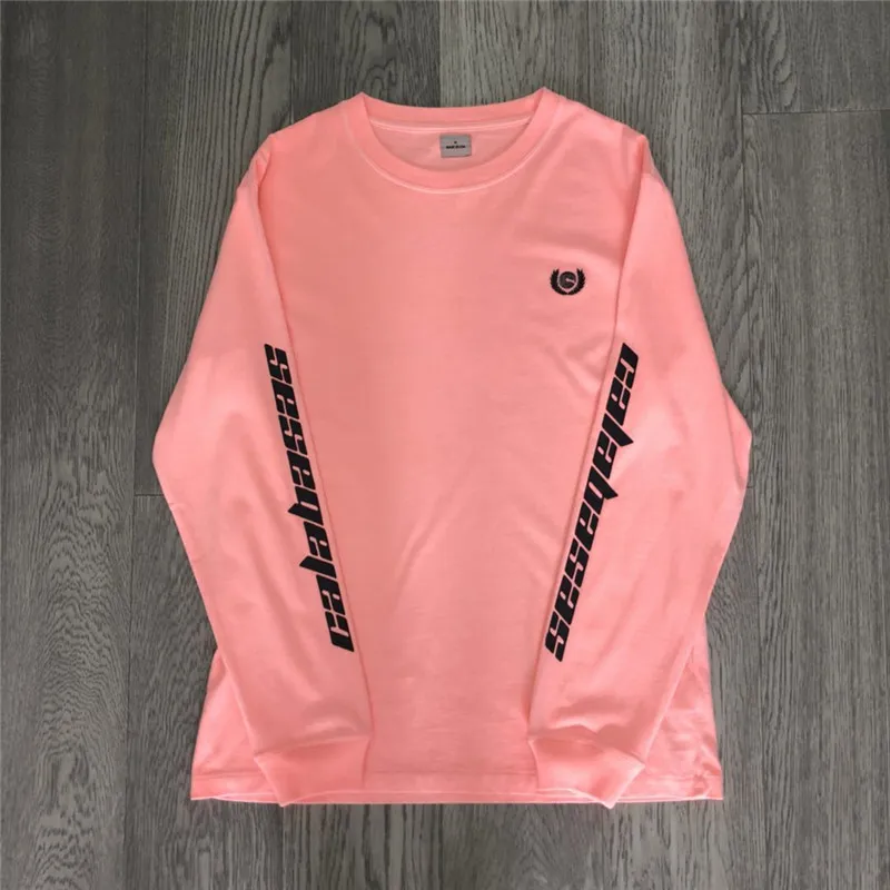 adidas yeezy calabasas long sleeve tee neon orange