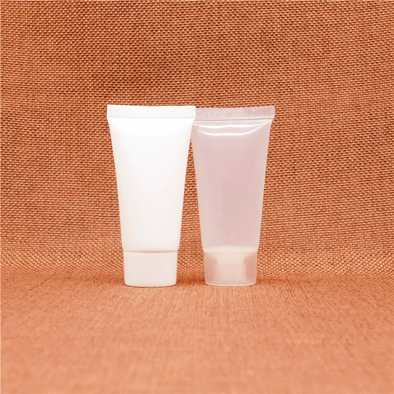 Petite bouteille d'eau cosmétique en plastique de 20ml, rechargeable, nettoyant, récipient de crème pour les mains, Tubes à presser souples, livraison gratuite