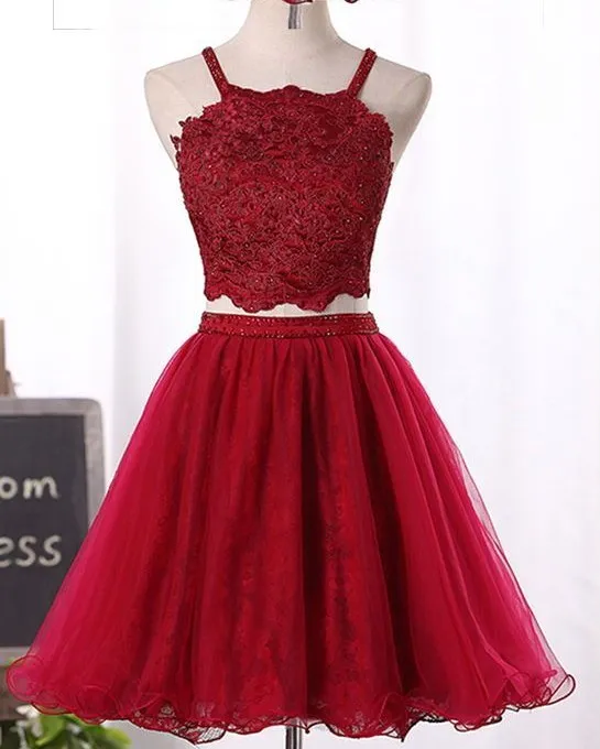 Red short best sale semi formal dresses