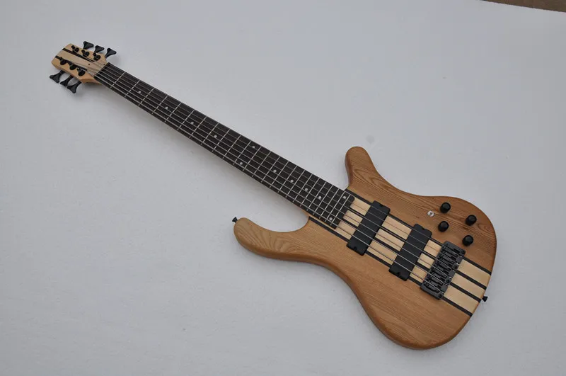 Factory Custom Elm Body Electric Bass Gitara z 3 Pickups, Czarne Hardwares, Resewood Fingerboard, Oferta Dostosowana