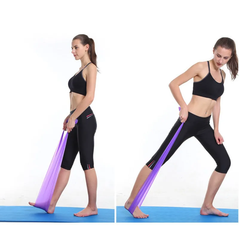 Bandas Elasticas Fitness De Goma Para Resistencia Terapia Yoga