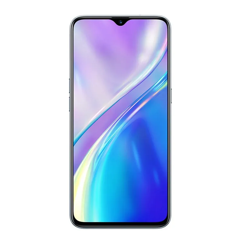 Téléphone portable d'origine Realme X2 4G LTE 6 Go de RAM 64 Go de ROM Snapdragon 730G Octa Core 64MP OTG NFC 4000mAh Android 6,4 pouces AMOLED plein écran ID d'empreintes digitales Smart Mobile Phone