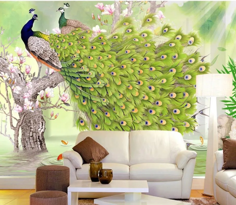 Reloj de Pared Tipo Mural 3D Con Aves »