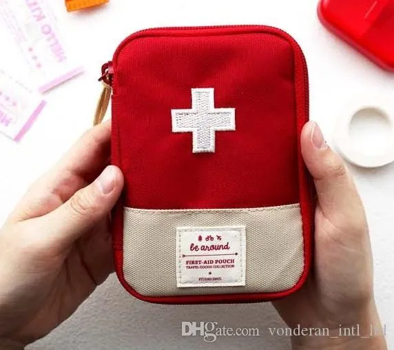 Seyahat Tıp organizatörü Çanta Ev İlk Yardım Seti ev eşyaları Depolama torbaları