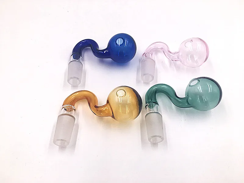 Bols de bang en verre à joint mâle de 14 mm pour accessoires de fumer Dab Rigs