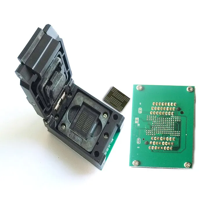 BGA 132/152 à TSOP48 U disque flip scoket SSD adaptateur de programmeur de lecteur à semi-conducteurs pas 1.0mm taille IC: 12 * 18 14 * 18 livraison gratuite