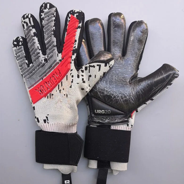 Newest AD PREDATOR PRO Goalkeeper Gloves 4mm Allround Latex Professional Soccer Goalkeeper Football Bola De Futebol GK Gloves Luva7869410