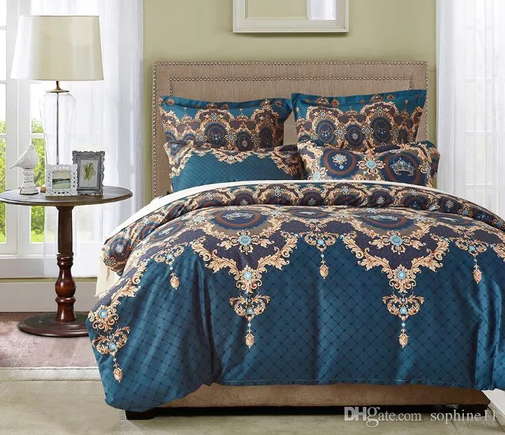 Bettwäsche-Set im europäischen Stil, Bettwäsche, Bettbezug, Kissenbezug, Queen- und King-Size-Größe