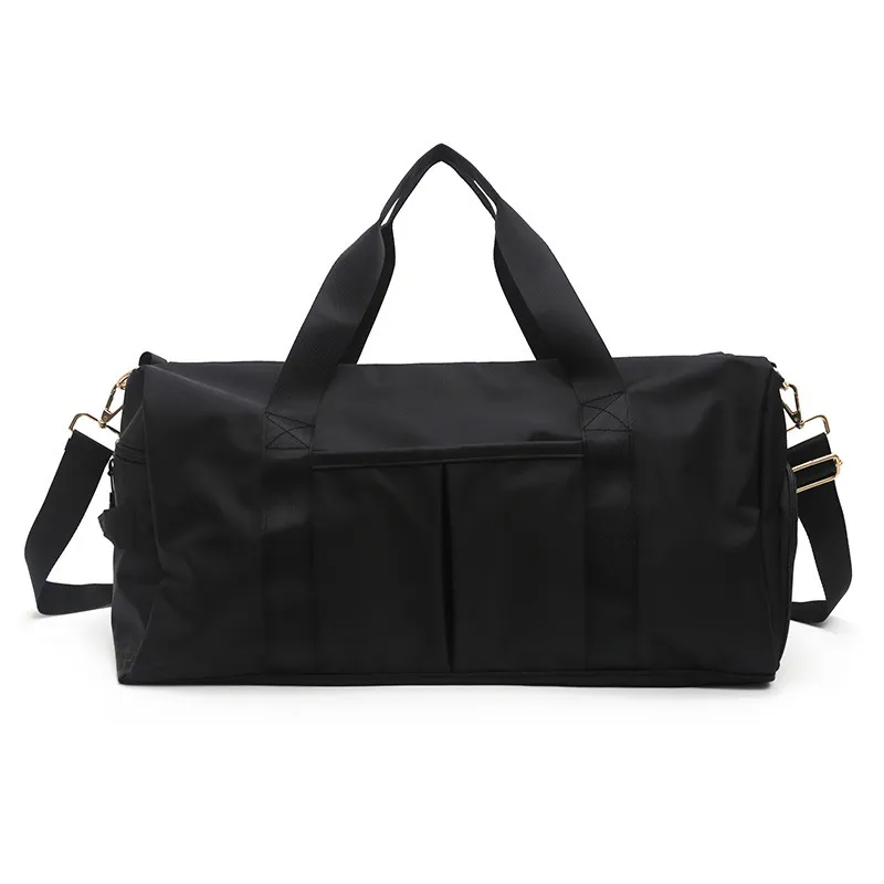 패션 Unisex 핸드백 스포츠 가방 대용량 여행 더플 방수 어깨 가방 저장 가방 재료 자루