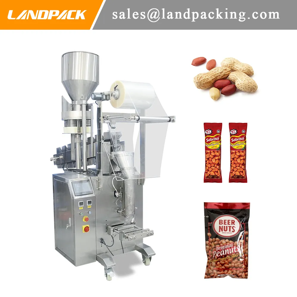 Automatische Multifunktions-Verpackungsmaschine für Erdnüsse mit vertikaler Schlauchbeutelmaschine und Mutternverpackungsmaschine