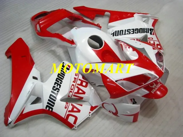 Zestaw do obróbki motocyklowej dla Honda CBR600RR CBR 600RR 2003 2004 CBR 600F5 CBR600 03 04 ABS Białe Czerwone Łamyki Zestaw + Prezenty HM21