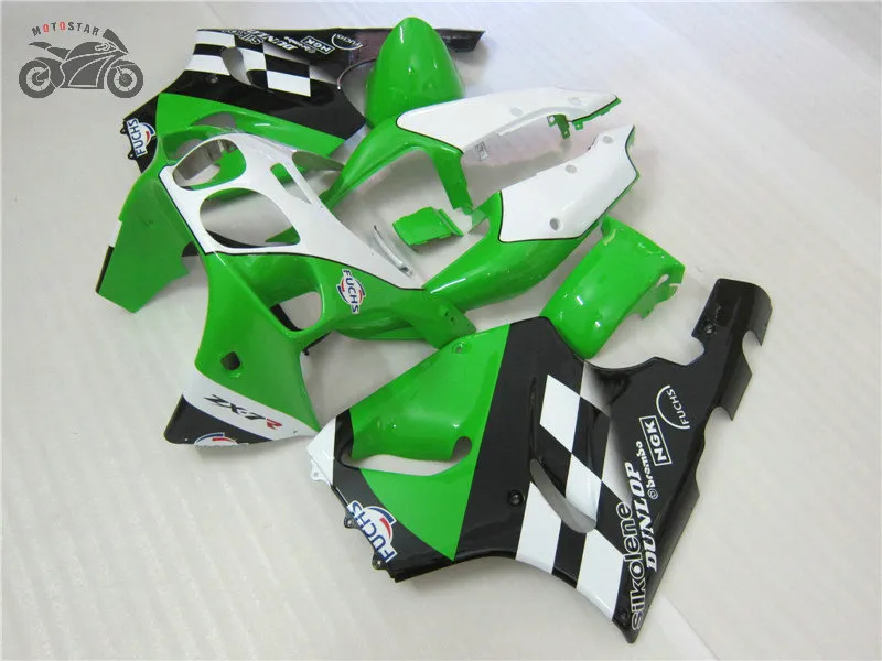 Customize Green and Black Motorcycle Fairing Kit for Kawasaki