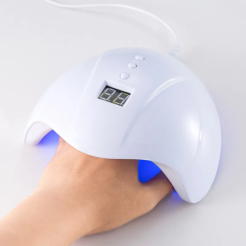 ND002 36W UV LED lampa do paznokci do gwóźdź do żelu do paznokci Polski Szybki Suchy Portable USB Smart Timing 30s / 60 / 99S Nail Art Tool